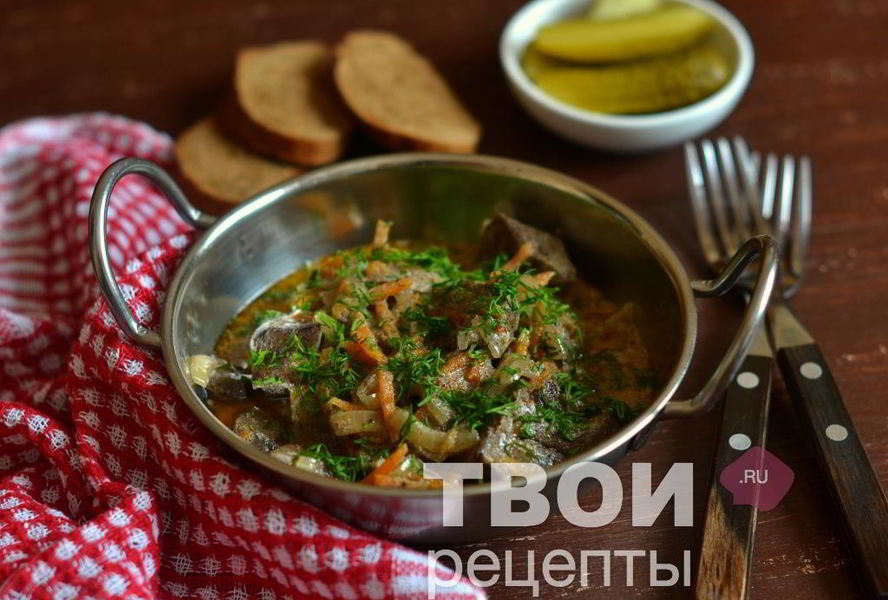 Говяжья печень в мультиварке