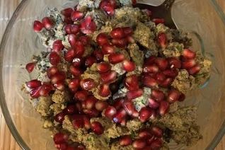 Кучмачи — печень и сердце курицы с орехами