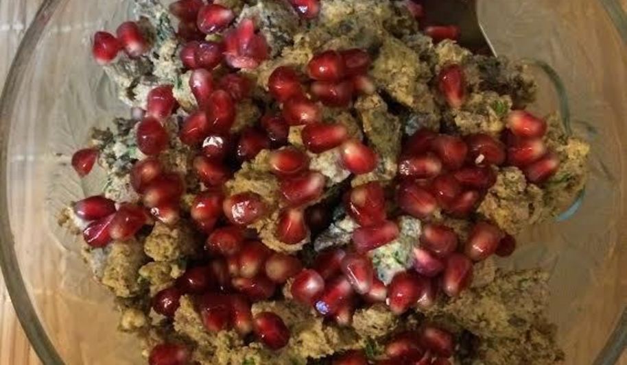 Рецепт кучмачи — печень и сердце курицы с орехами