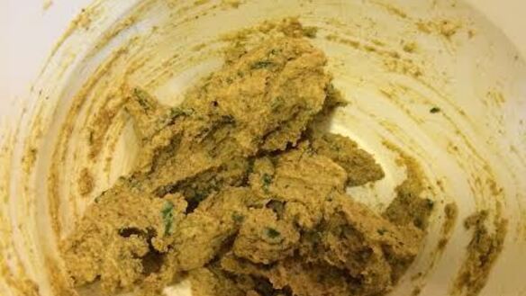 ШАГ 4. кучмачи — печень и сердце курицы с орехами