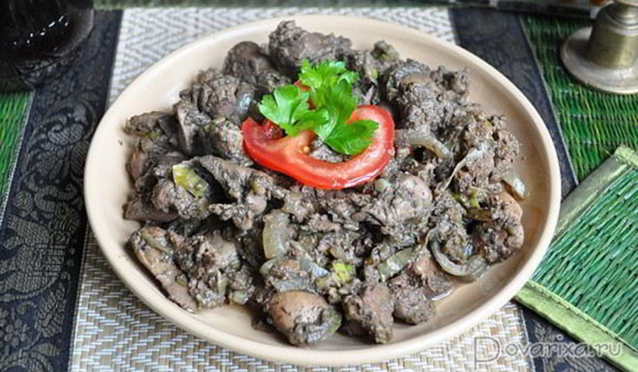 Рецепт куриная печень карри