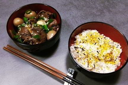 Куриная печень по-японски