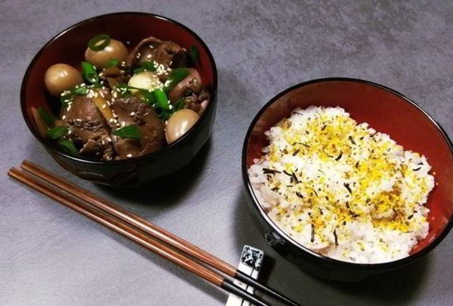 Куриная печень по-японски