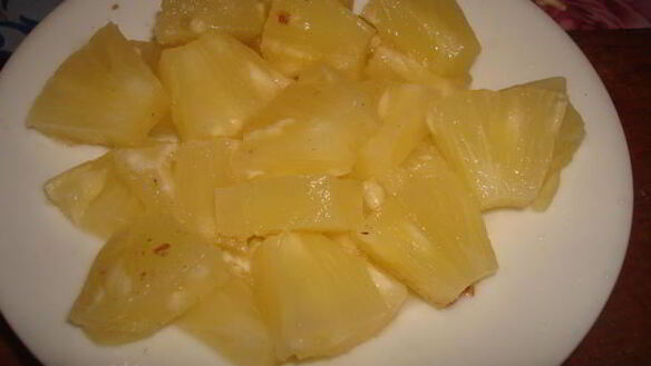 ШАГ 5. куриная печень с ананасами и гречкой