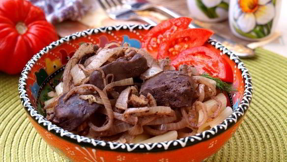 ШАГ 5. куриная печень с грецкими орехами