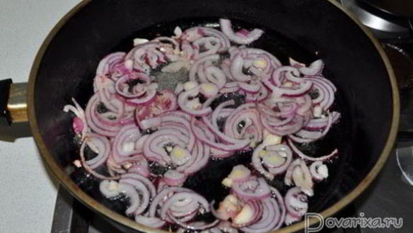 ШАГ 3. куриная печень с мандаринами