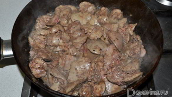 ШАГ 5. куриная печень с мандаринами