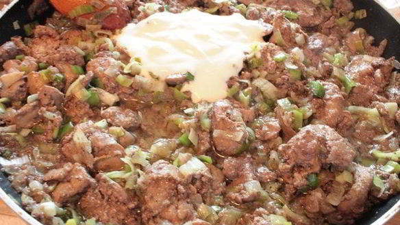 ШАГ 5. куриная печень в ароматном соусе