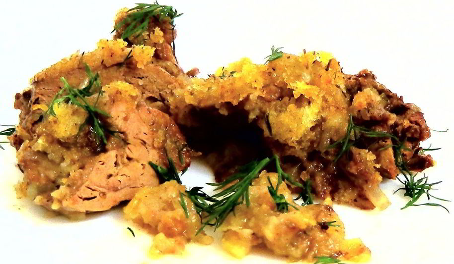 Рецепт куриная печень в узелке