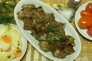 Куриная печень, запеченная в фольге