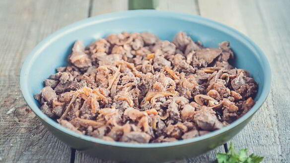 ШАГ 7. куриная печенка с яблоками