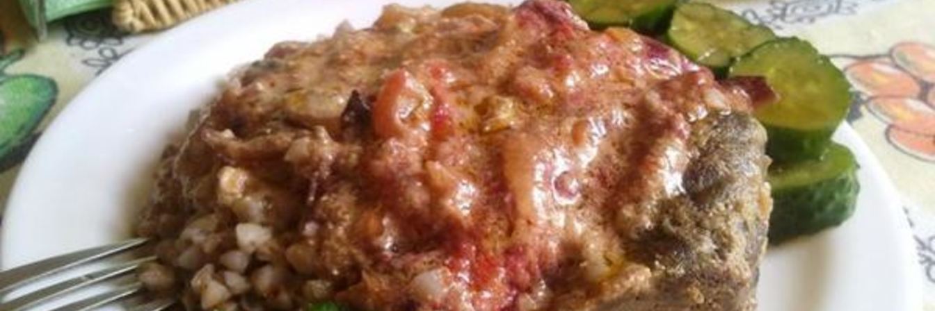 Печень говяжья в имбирно-сливовом соусе