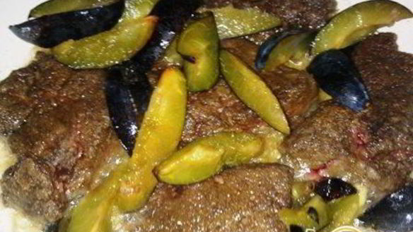 ШАГ 8. печень говяжья в имбирно-сливовом соусе