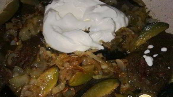 ШАГ 9. печень говяжья в имбирно-сливовом соусе