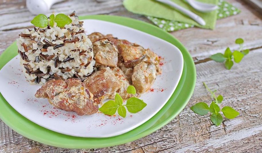 Рецепт печень кролика на сковороде