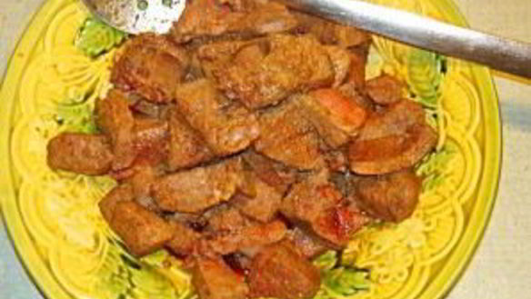 ШАГ 5. печень по-деревенски