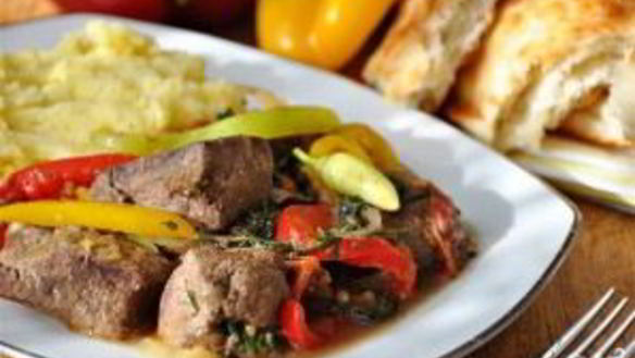 ШАГ 10. печень по-деревенски