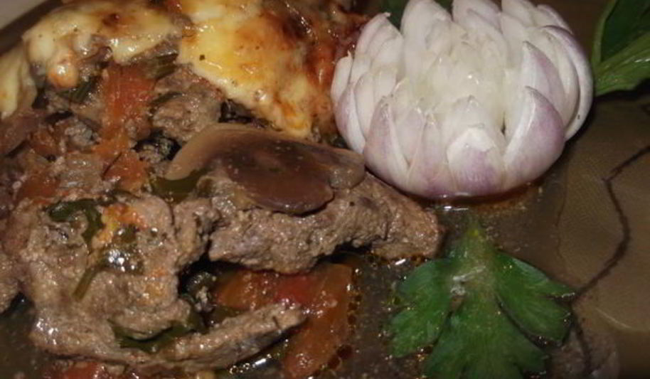 Рецепт печень по-царски