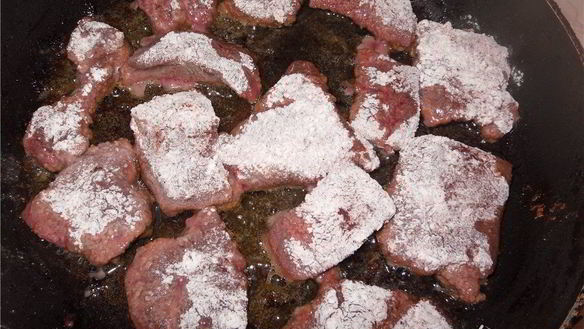 ШАГ 2. печень с апельсинами в соусе