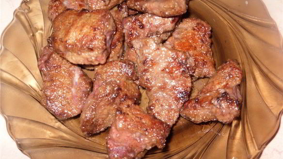 ШАГ 4. печень с апельсинами в соусе