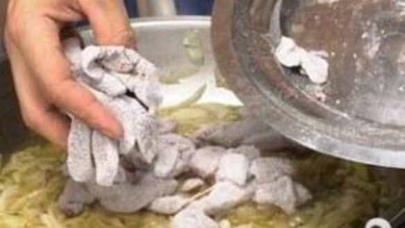 ШАГ 3. печень с полентой