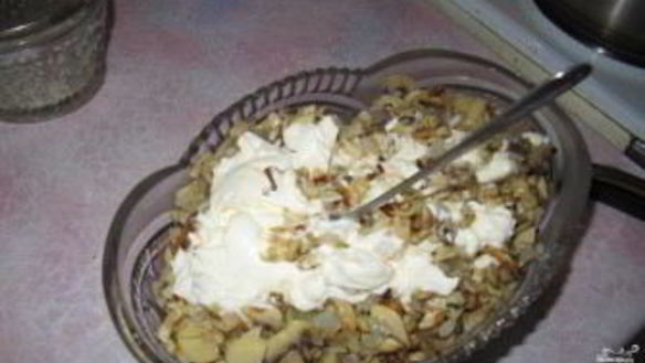 ШАГ 3. печень с вешенками