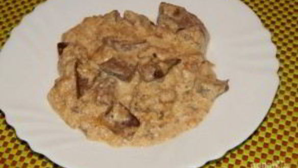 ШАГ 6. печень со сметаной