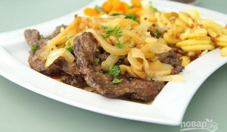 Рецепт печень телячья