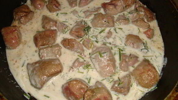 ШАГ 4. печень тушеная