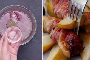 Печень в беконе