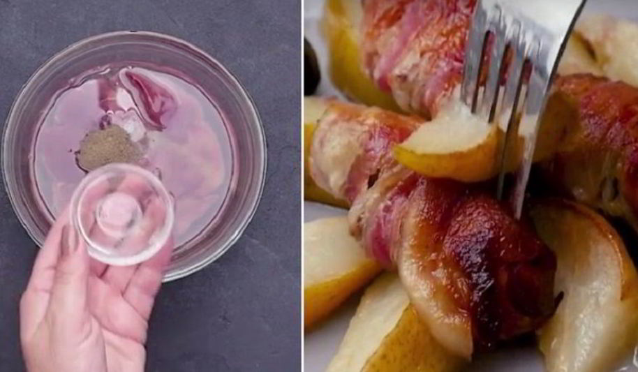 Рецепт печень в беконе