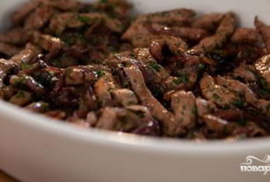 Печень в микроволновке