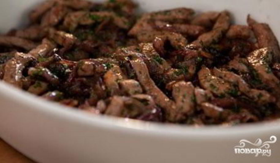 Рецепт печень в микроволновке