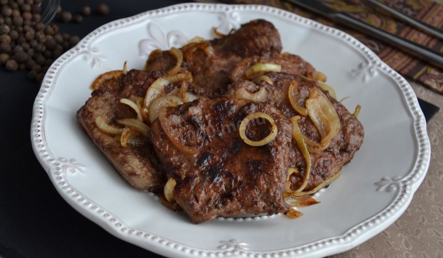 Рецепт печень в муке