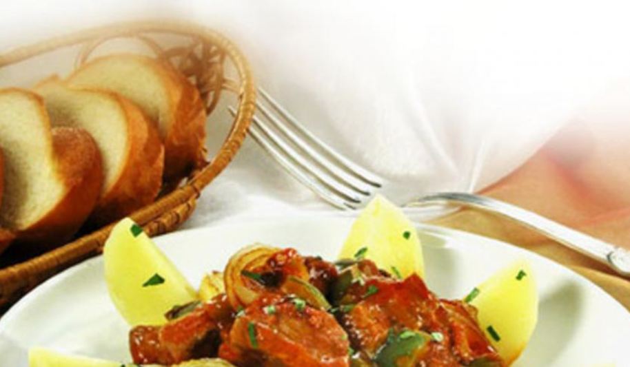 Рецепт печень в остром соусе