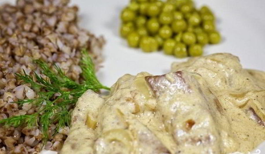 Рецепт печенка с подливкой