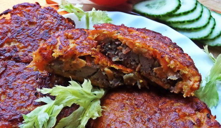 Рецепт печенка в рыжей шубке