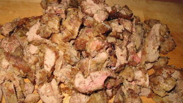 ШАГ 2. плетенка из слоеного теста, с баклажанами и куриной печенью