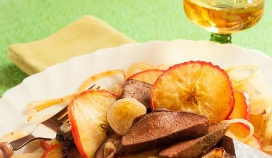 Рецепт телячья печенка по-берлински