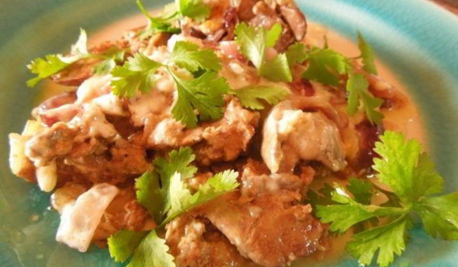 Рецепт тушеная куриная печень в мультиварке