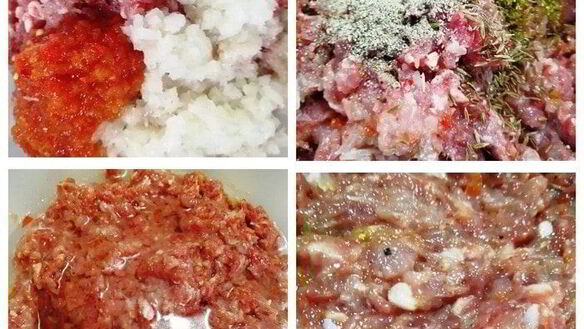 ШАГ 3. хинкали с бараниной и индейкой на пару