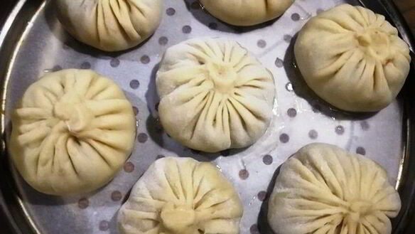 ШАГ 9. хинкали с бараниной и индейкой на пару