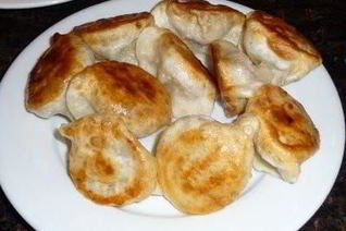 Китайские пельмени золотые монеты жареные