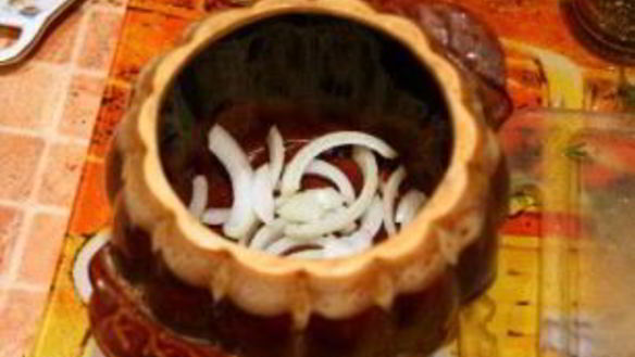 ШАГ 7. пельмени с грибами в горшочках