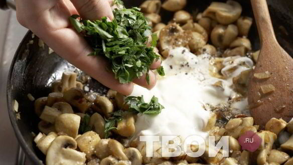 ШАГ 9. пельмени с грибами