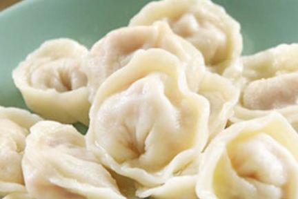 Пельмени с редисом