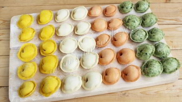 ШАГ 11. пельмени цветные