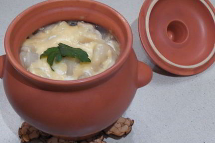 Пельмени в горшочках