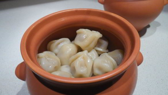 ШАГ 3. пельмени в горшочках