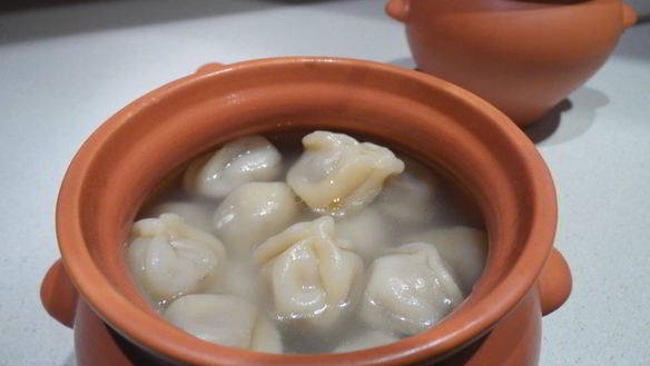 ШАГ 4. пельмени в горшочках